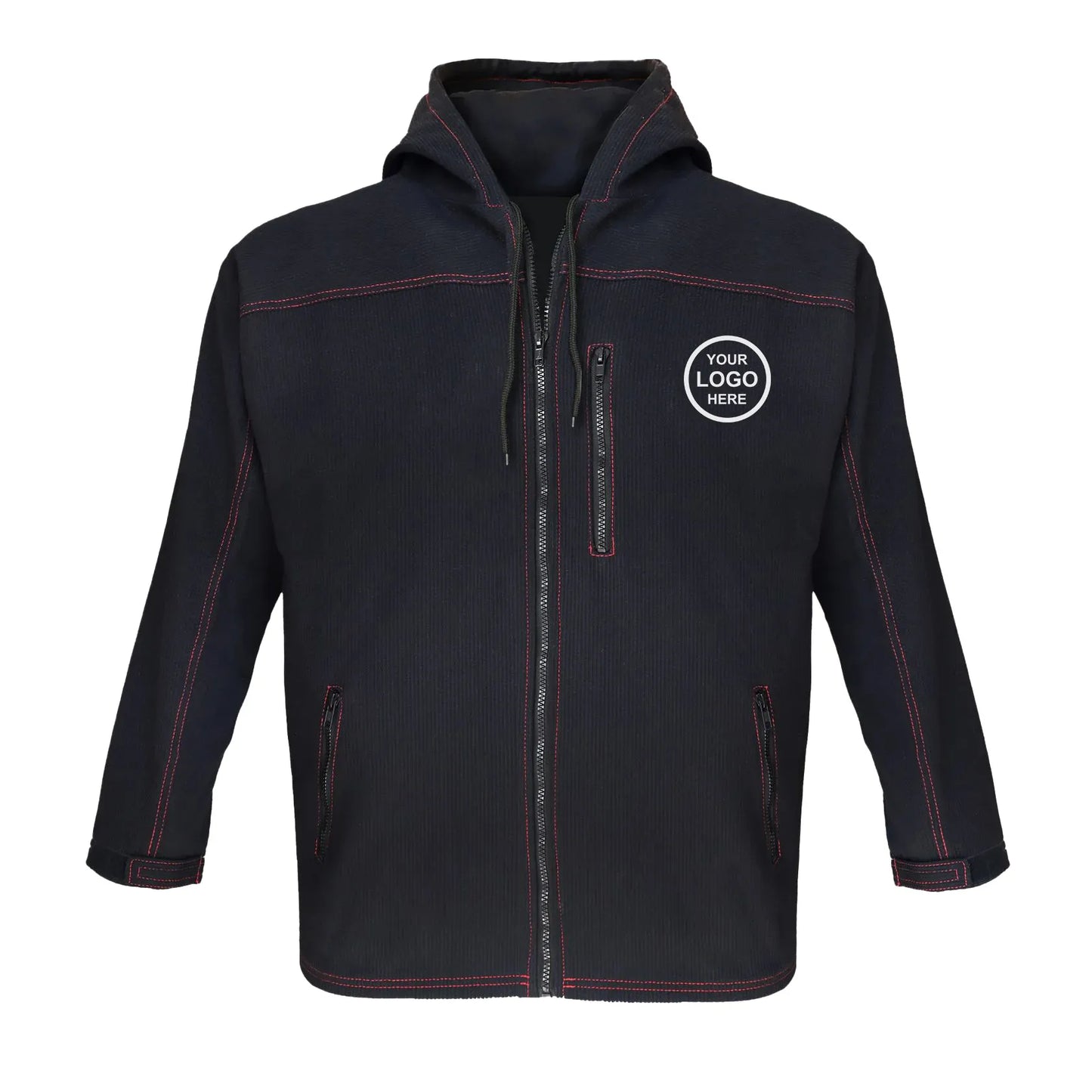 Beast Pro BJJ Hoodie Jacket with Personalized Name & Logos – Unisex for Kids & Adults