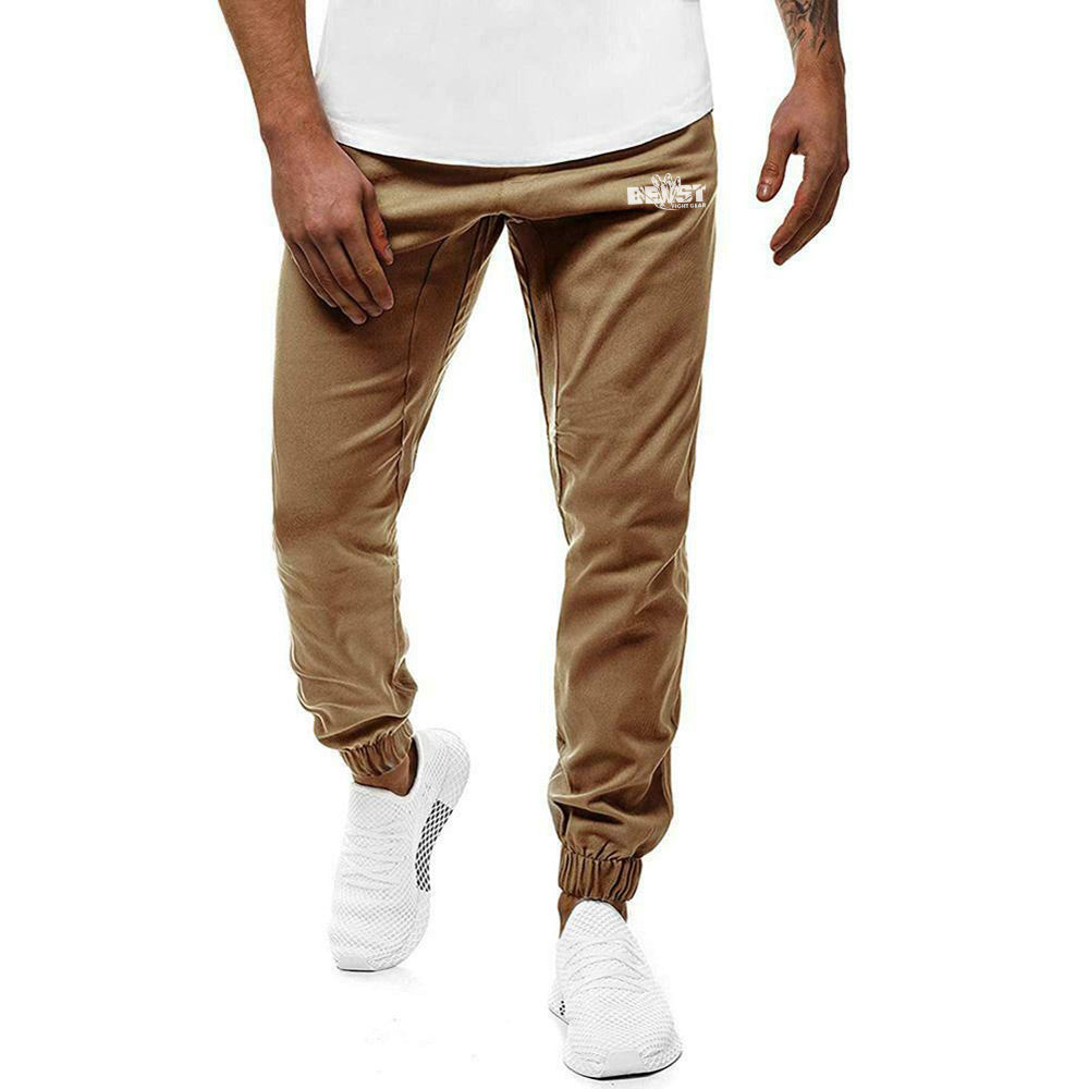 Elastic Waist Gym Trousers for Secure Fit and Flexibility