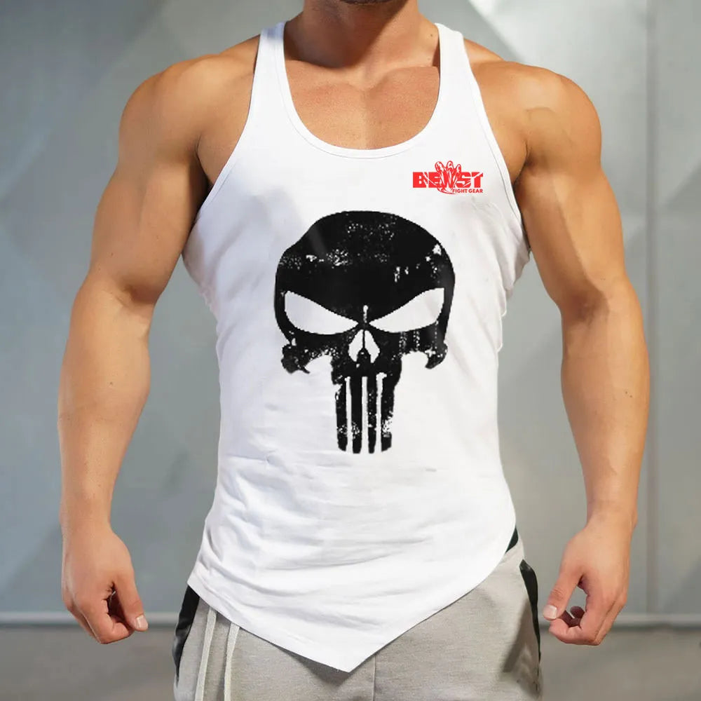 Physique Enhancing Gym Stringer Vest for Aesthetic Look