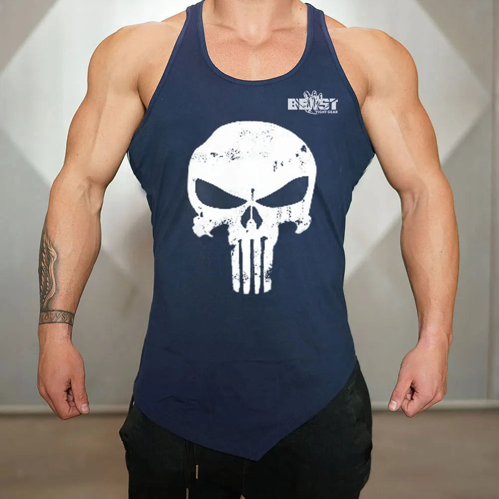 Physique Enhancing Gym Stringer Vest for Aesthetic Look