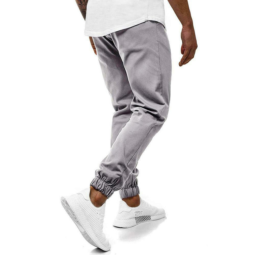 Elastic Waist Gym Trousers for Secure Fit and Flexibility
