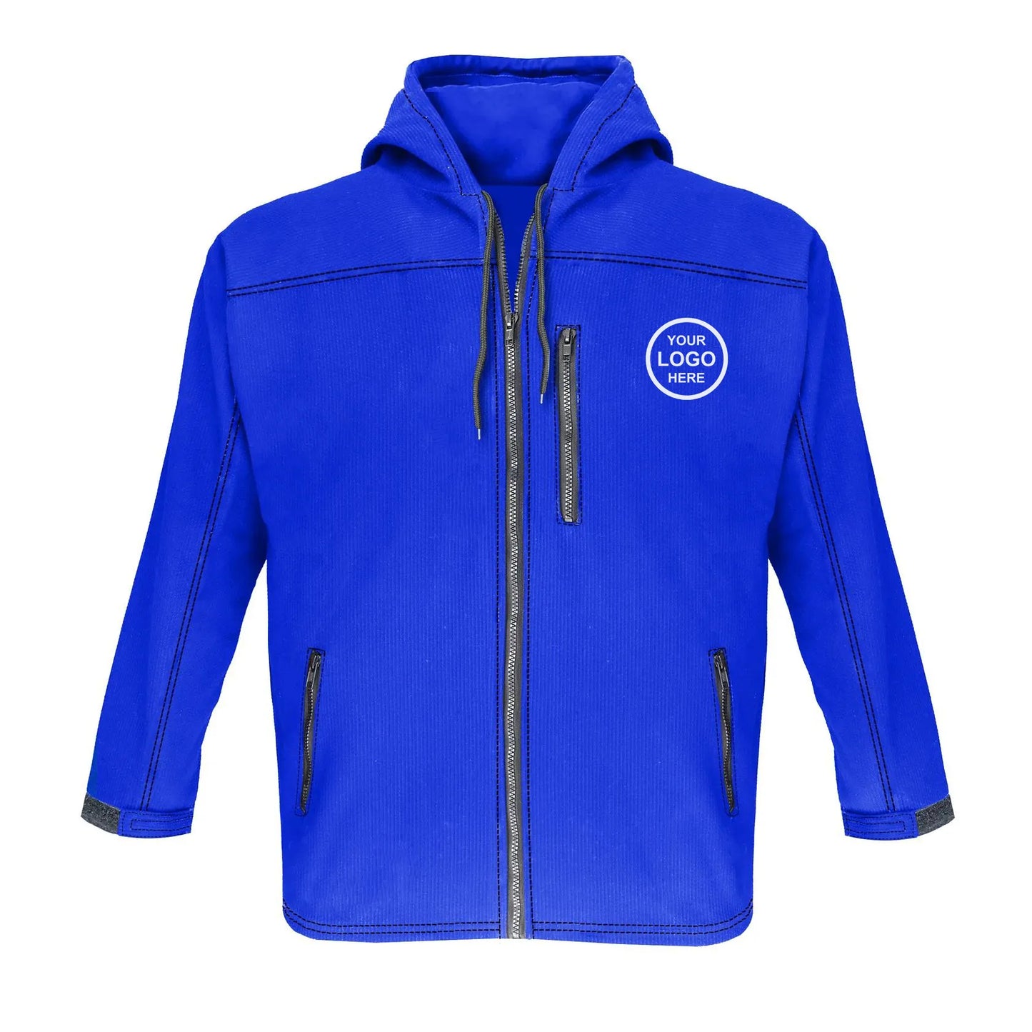 Beast Pro BJJ Hoodie Jacket with Personalized Name & Logos – Unisex for Kids & Adults