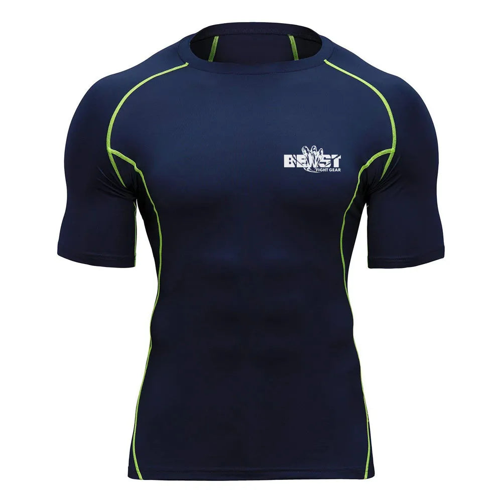 Durable Compression Rash Guard for BJJ & MMA