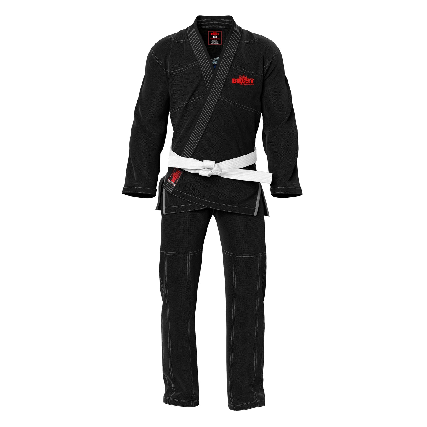 Beast Fight Gear - Professional Unisex Brazilian Jiu-Jitsu Gi with Inner Sublimation