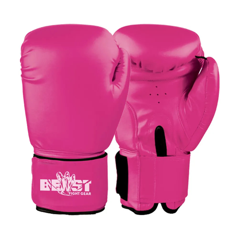 Perfect-Fit Boxing Gloves with Adjustable Wrist Strap for Stability