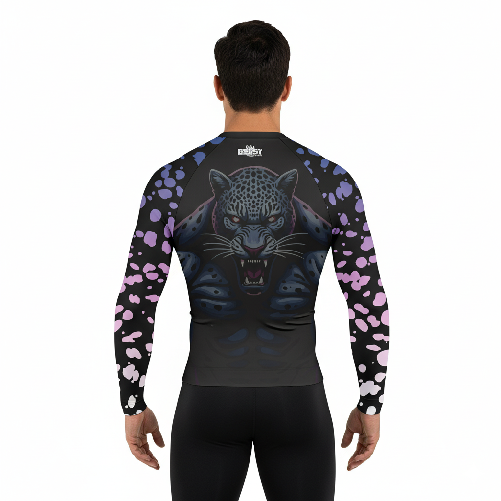 Train Like A Beast Premium Sublimated Rashguard Kids Adults Unisex
