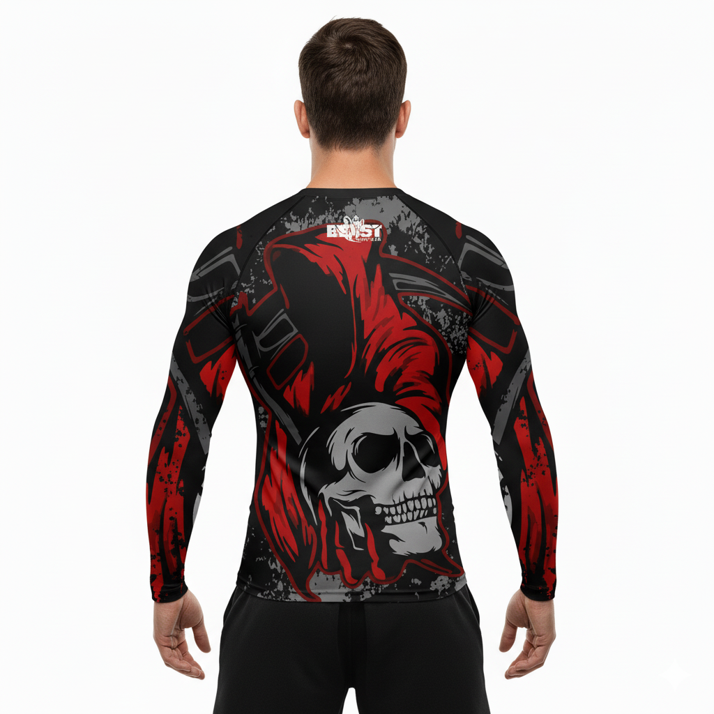 Skull Devil Premium Sublimated Rashguard Kids Adults Unisex