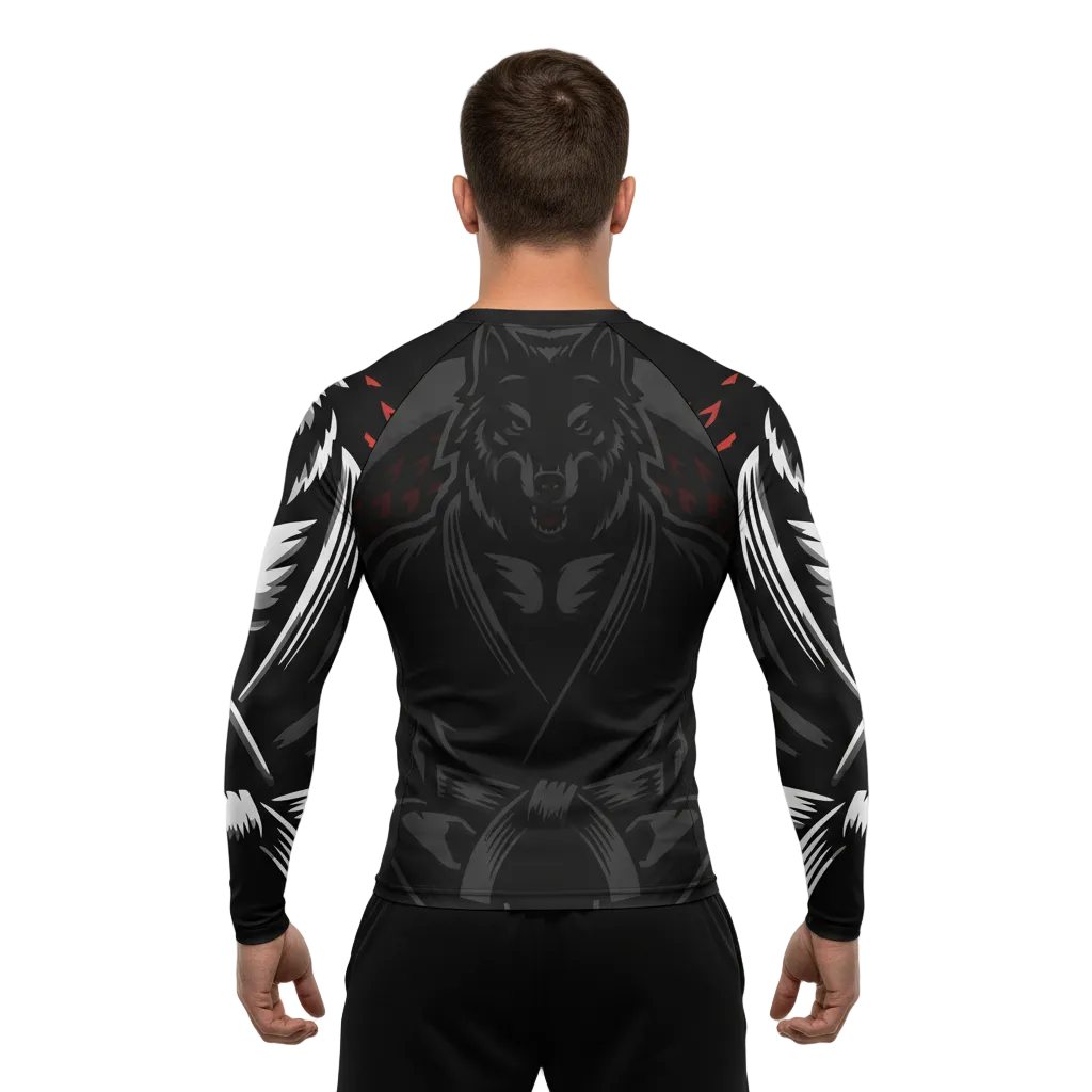 Fearless Fighter Premium Sublimated Rashguard Kids Adults Unisex