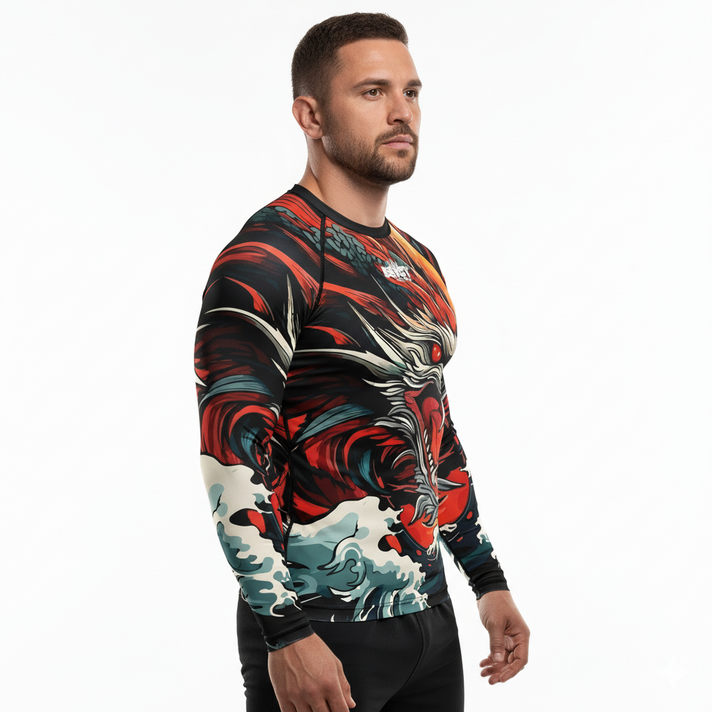 Dragon Premium Sublimated Rashguard Kids Adults Unisex