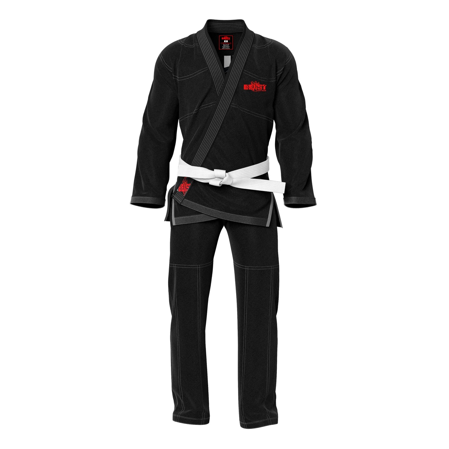 Beast Fight Gear - Professional Unisex Brazilian Jiu-Jitsu Gi with Inner Sublimation