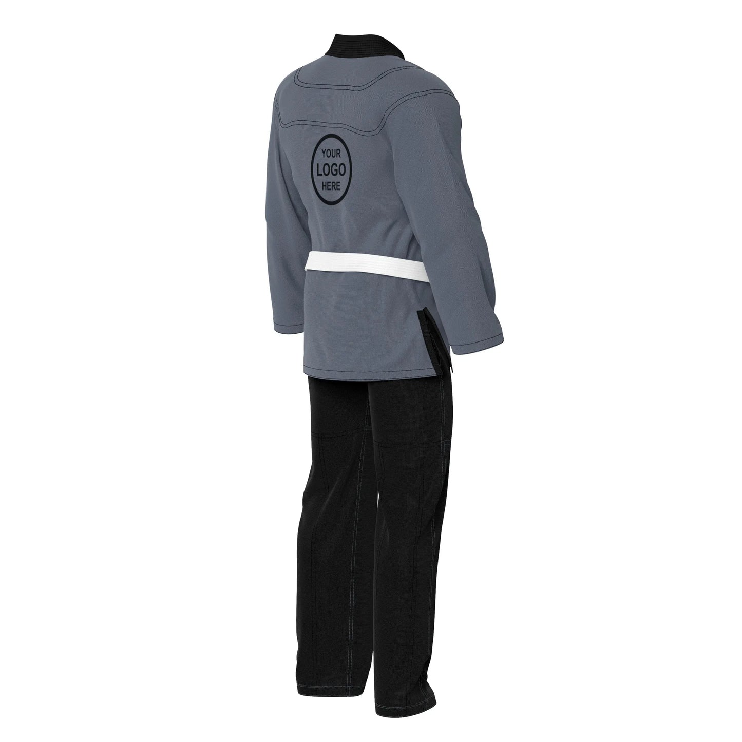 Adult unisex Brazilian Jiu Jitsu BJJ gi with a stylish contrast color design