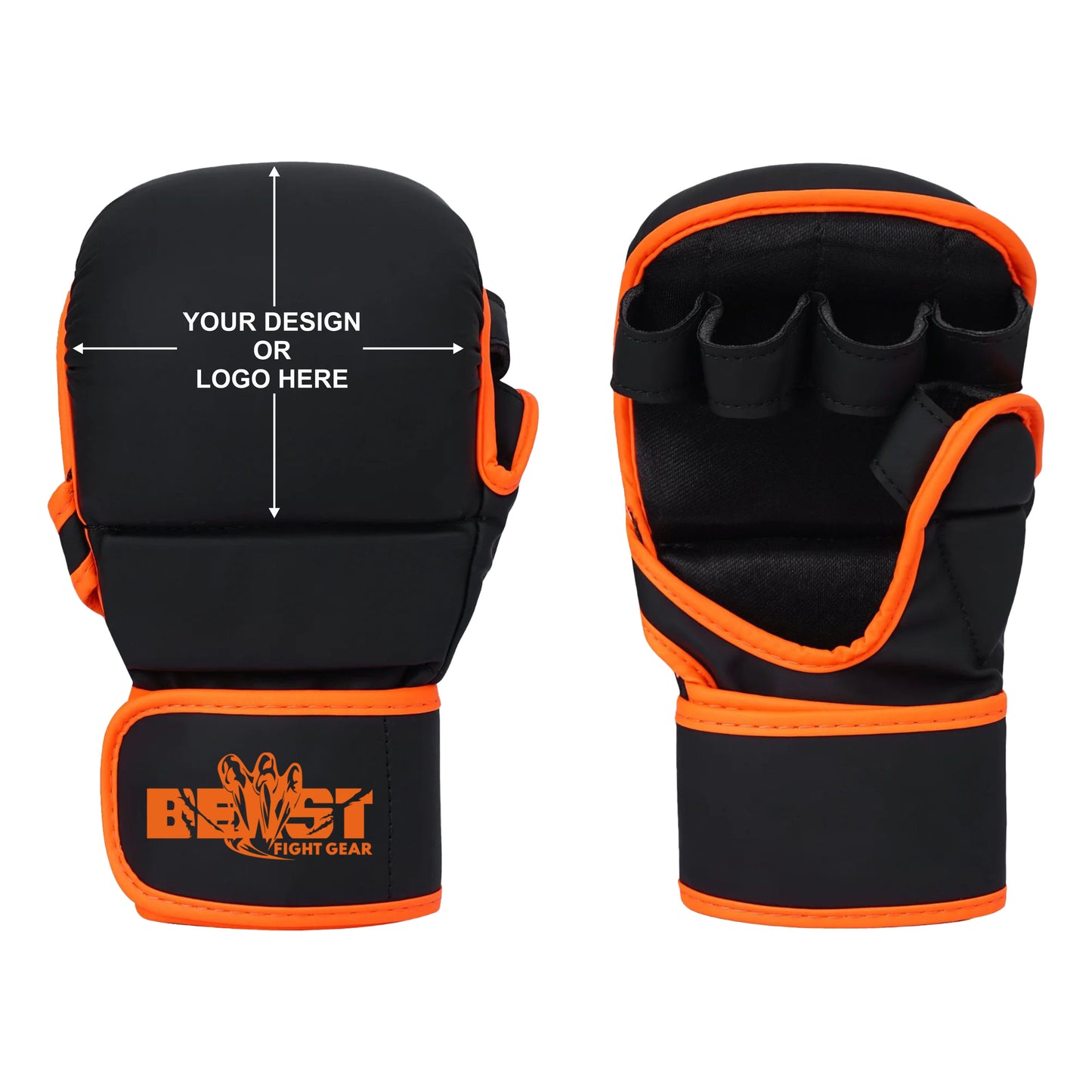 Customize Grappling Gloves With you own Logo or Design