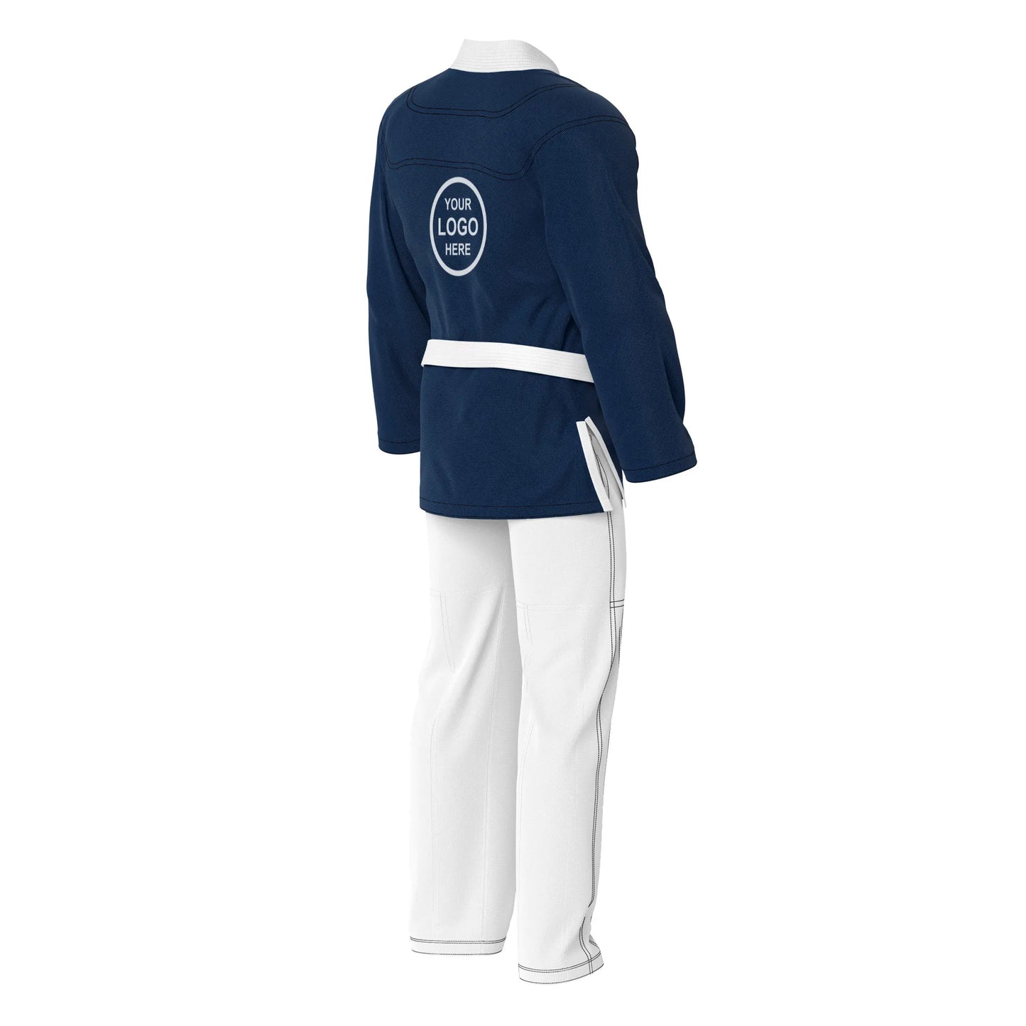 Adult unisex Brazilian Jiu Jitsu BJJ gi with a stylish contrast color design