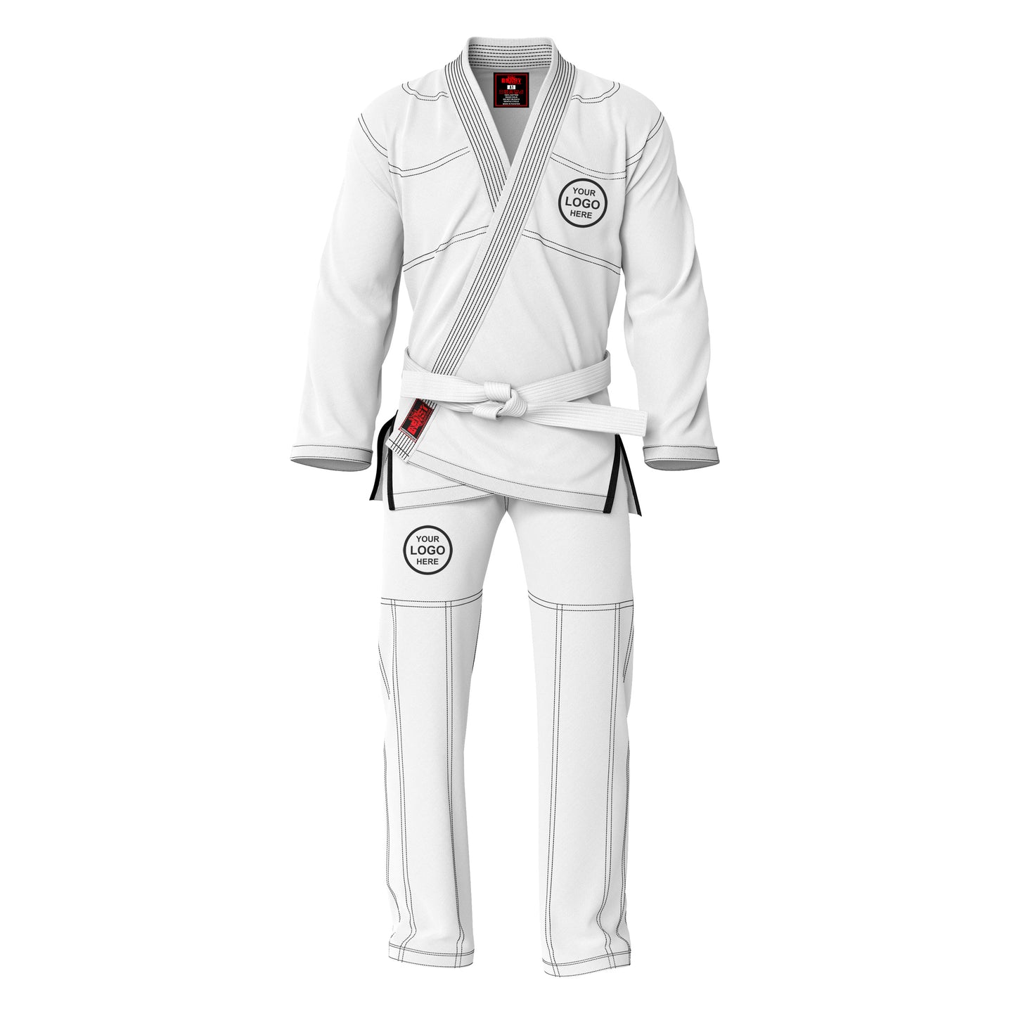Custom Inner Sublimation With Name And Logo - Pro Brazilian Jiu Jitsu BJJ Kimono Gi Uniform