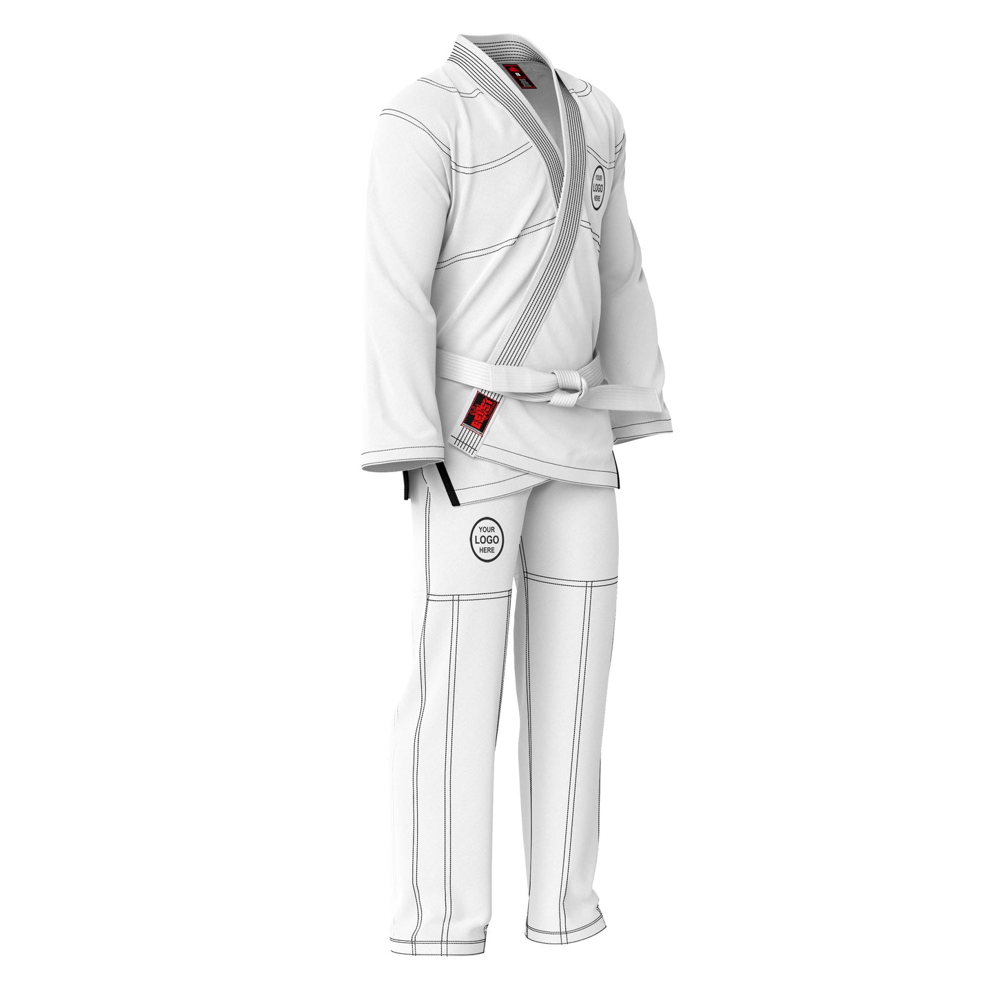 Custom Inner Sublimation With Name And Logo - Pro Brazilian Jiu Jitsu BJJ Kimono Gi Uniform