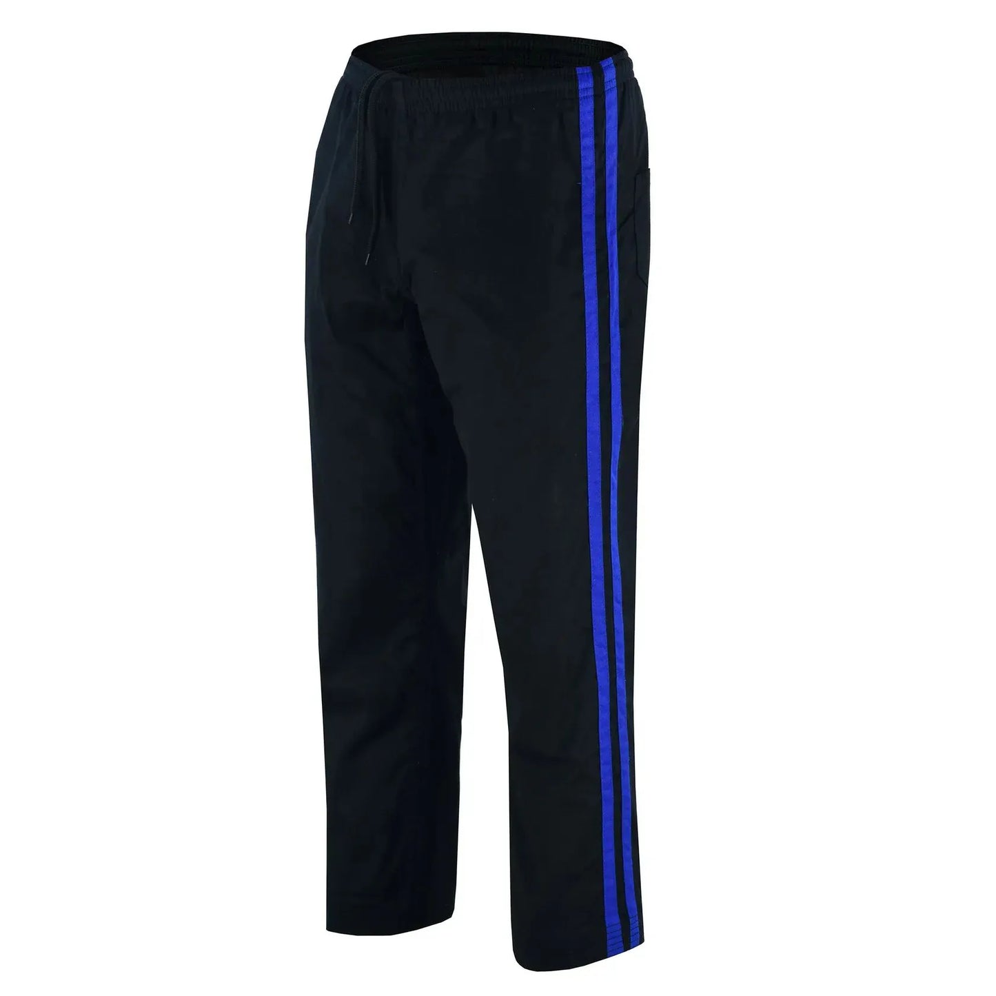 Striped Martial Arts Pants for Karate, Kickboxing, MMA, and Muay Thai