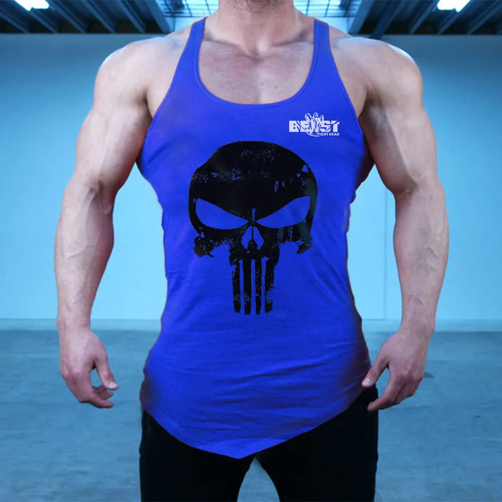 Physique Enhancing Gym Stringer Vest for Aesthetic Look