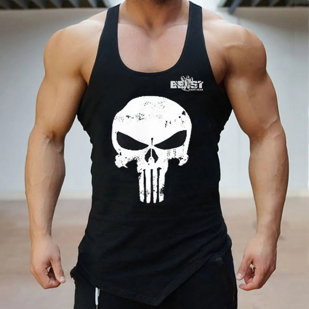 Physique Enhancing Gym Stringer Vest for Aesthetic Look