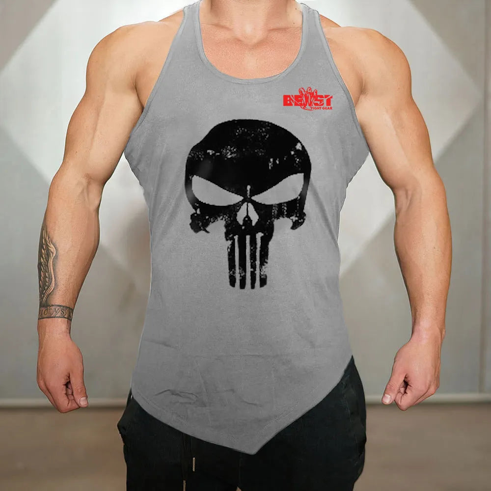 Physique Enhancing Gym Stringer Vest for Aesthetic Look