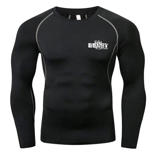 No-Gi Compression Shirt for BJJ & MMA – Unisex