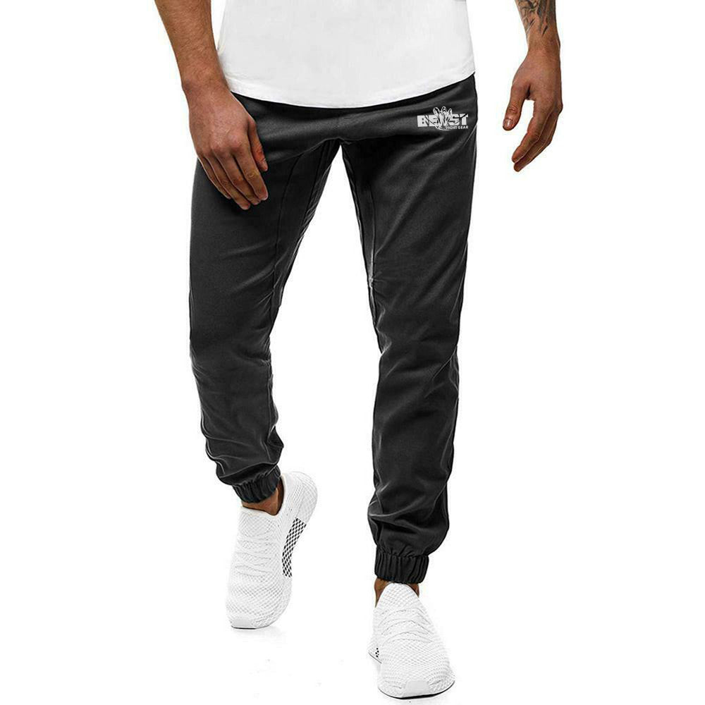 Elastic Waist Gym Trousers for Secure Fit and Flexibility