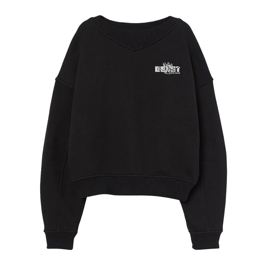 Warm Cotton-Blend Sweatshirt