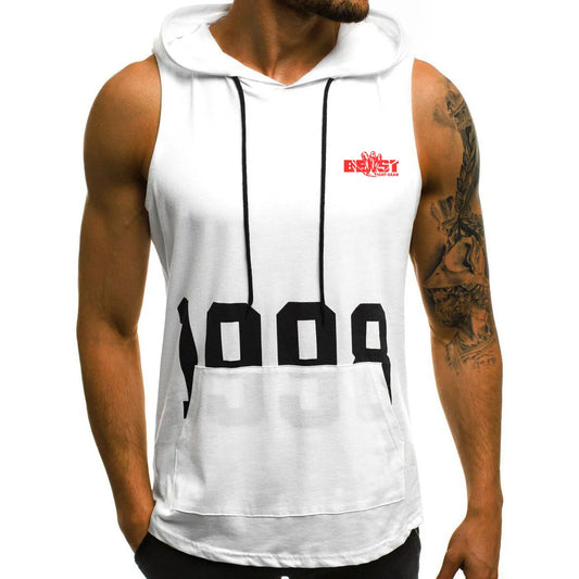 Quick-Dry Polyester Gym Stringer Vest for Workout and Running