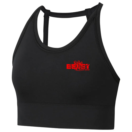 Strappy Back Sports Bra – Stylish & Functional Design