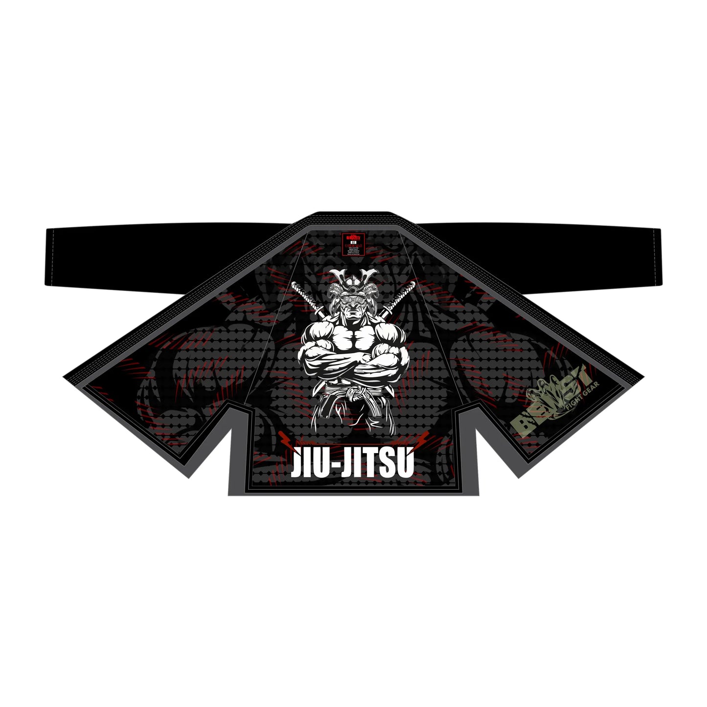 Beast Fight Gear - Professional Unisex Brazilian Jiu-Jitsu Gi with Inner Sublimation