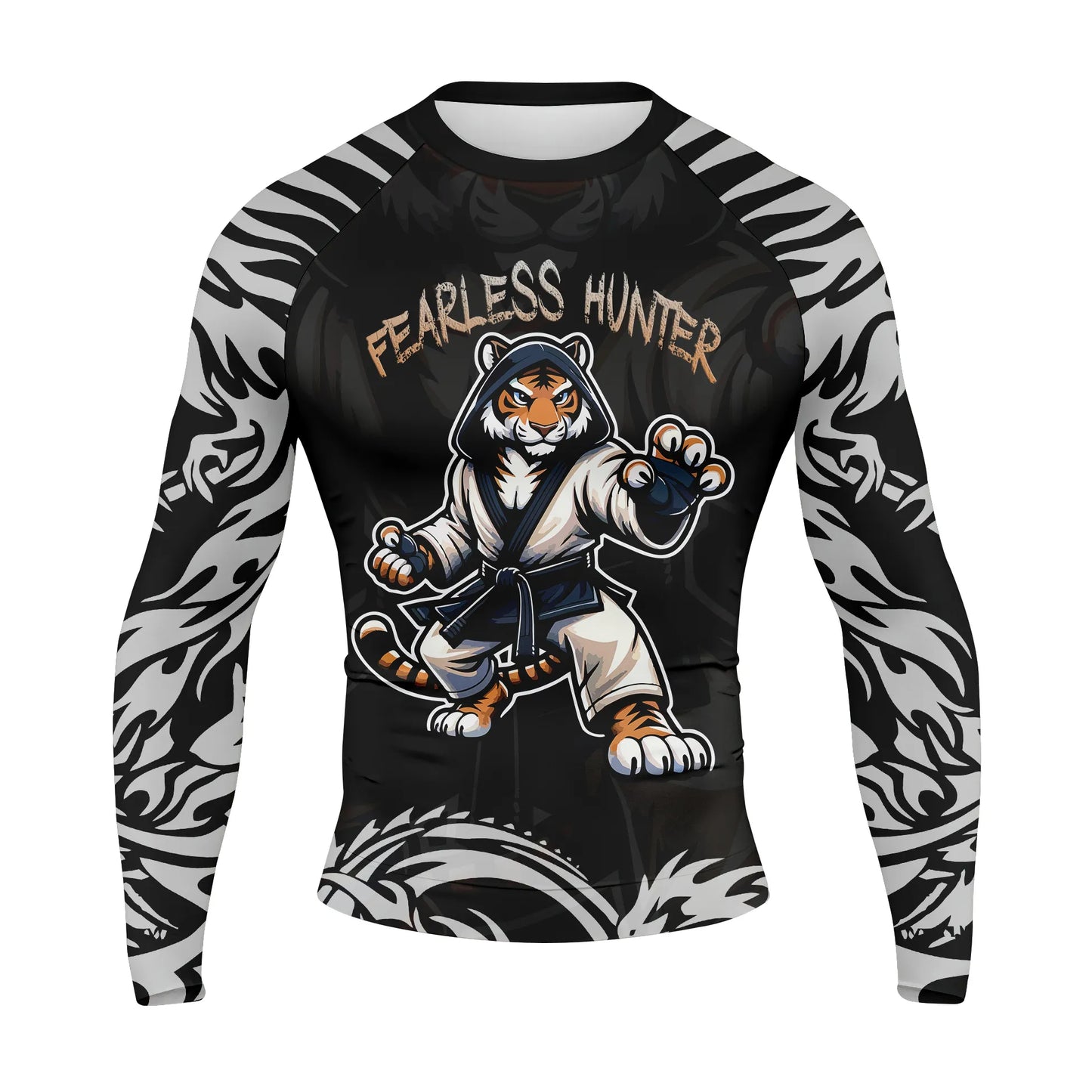 Fearless Hunter Premium Sublimated Rashguard Kids Adults Unisex