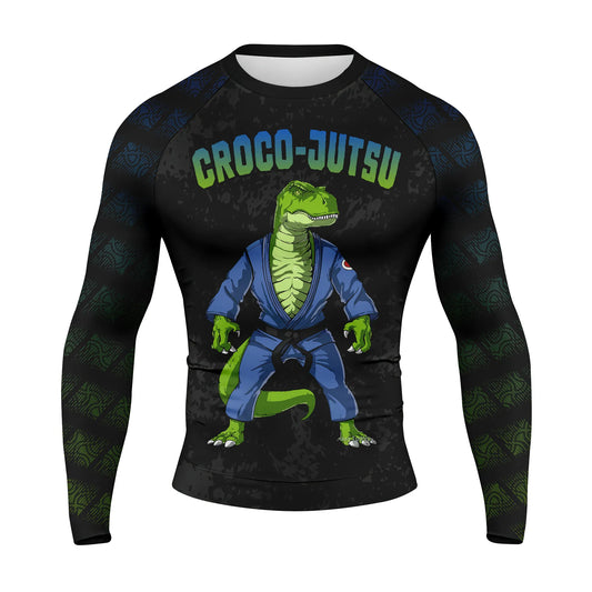 Croco Jutsu Premium Sublimated Rashguard Kids Adults Unisex