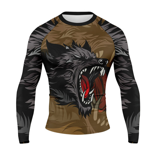 Wolf Premium Sublimated Rashguard Kids Adults Unisex