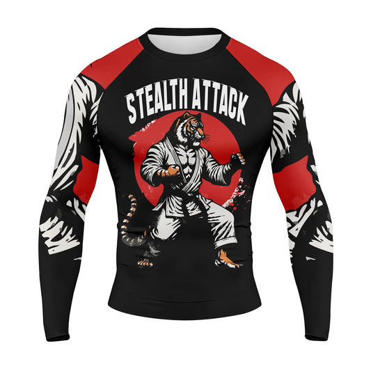 Stealth Attack Premium Sublimated Rashguard Kids Adults Unisex