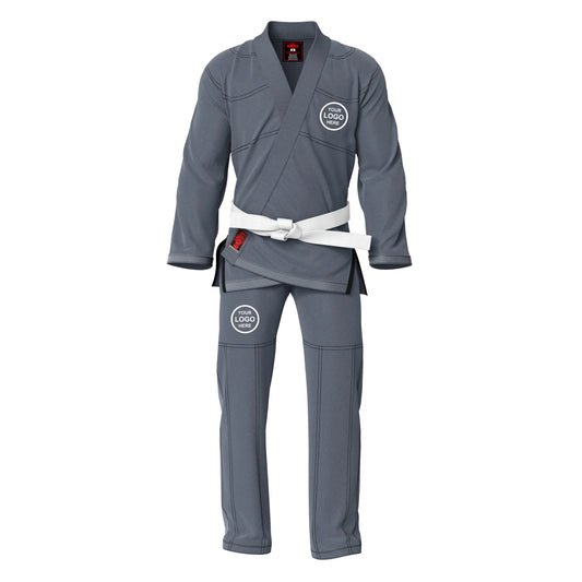 Personalized name and logo Brazilian Jiu Jitsu BJJ gi for kids and adults Yellow