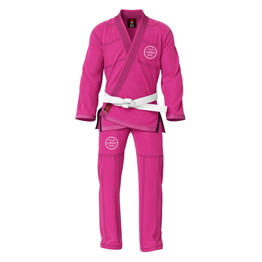 Personalized name and logo Brazilian Jiu Jitsu BJJ gi for kids and adults