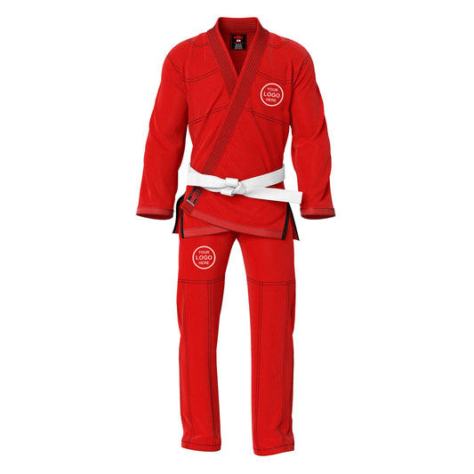 Personalized name and logo Brazilian Jiu Jitsu BJJ gi for kids and adults