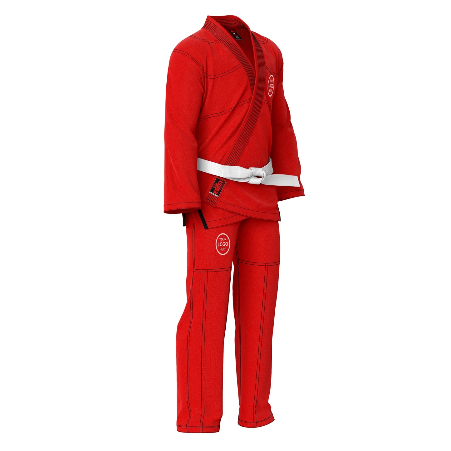 Personalized name and logo Brazilian Jiu Jitsu BJJ gi for kids and adults