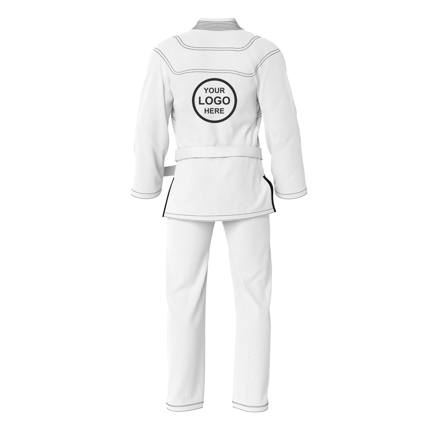 Personalized name and logo Brazilian Jiu Jitsu BJJ gi for kids and adults