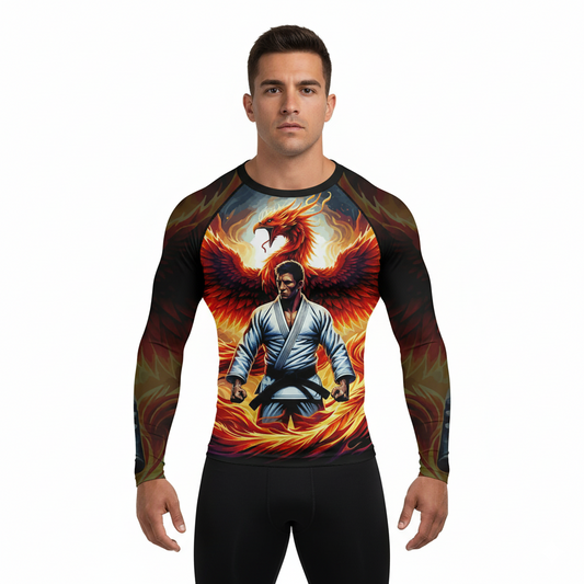 Fighter Premium Sublimated Rashguard Kids Adults Unisex