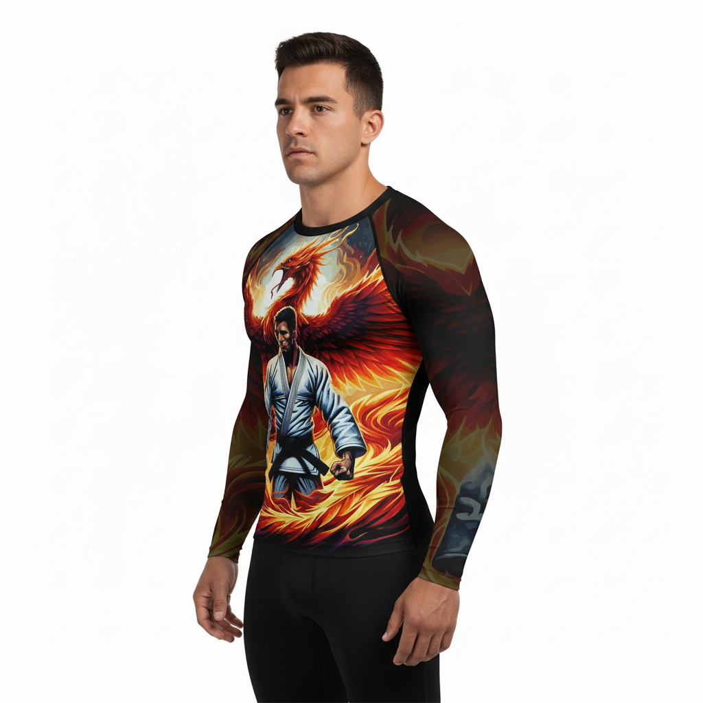 Fighter Premium Sublimated Rashguard Kids Adults Unisex