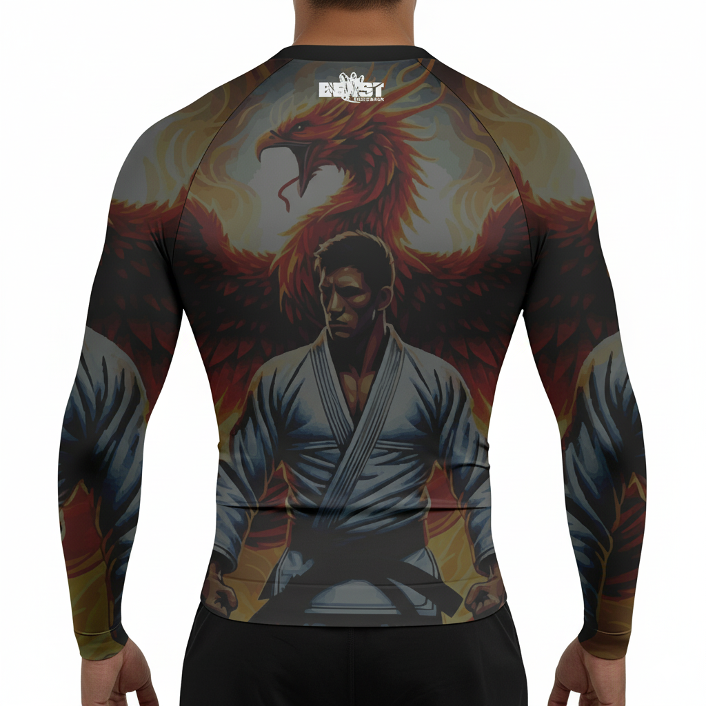 Fighter Premium Sublimated Rashguard Kids Adults Unisex
