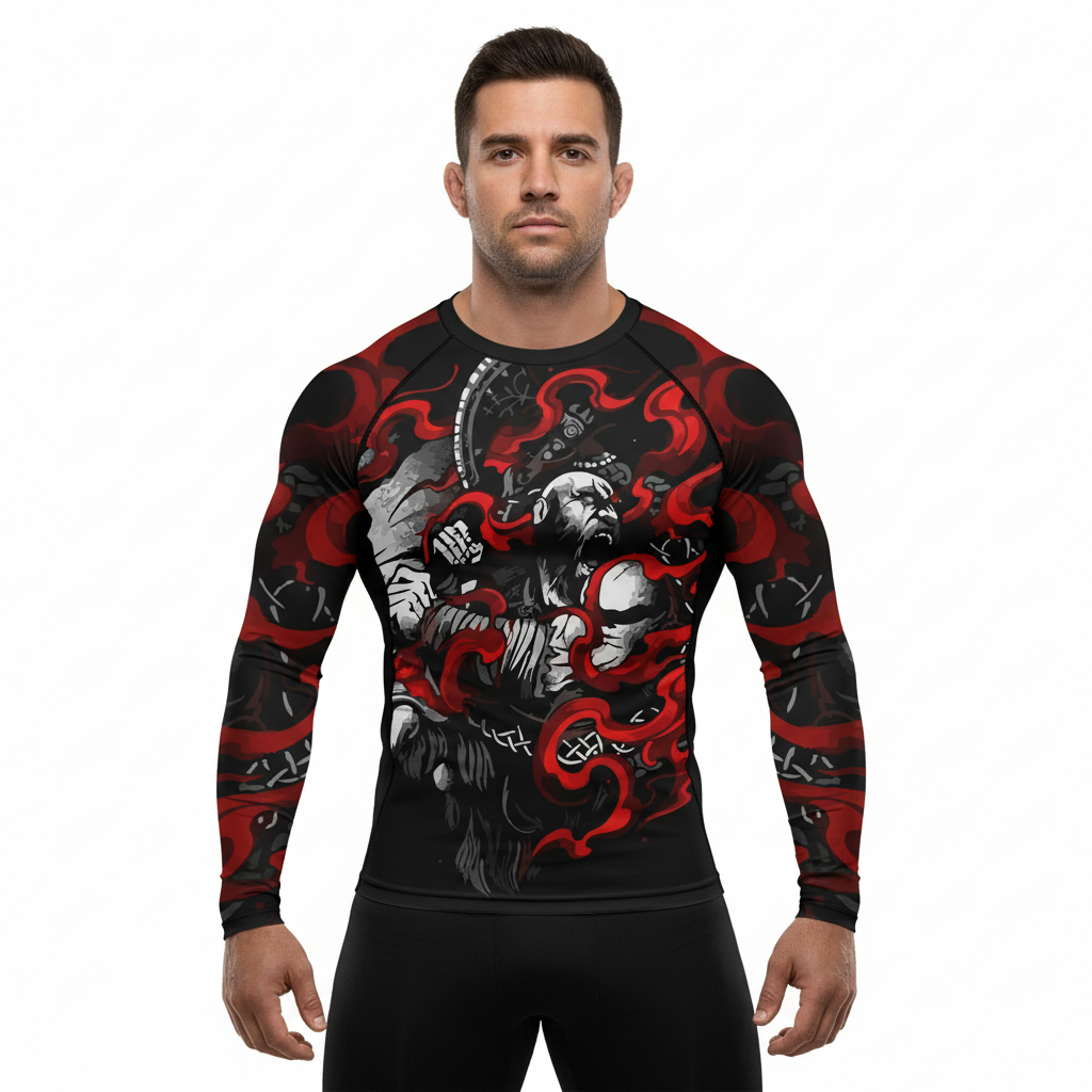 Vikings Premium Sublimated Rashguard Kids Adults Unisex