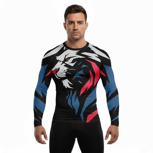 Tiger Premium Sublimated Rashguard Kids Adults Unisex