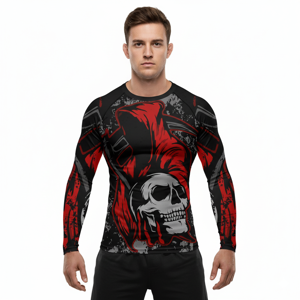 Skull Devil Premium Sublimated Rashguard Kids Adults Unisex