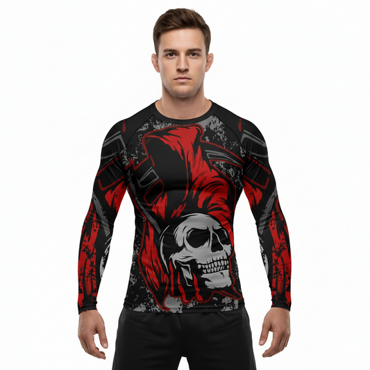 Skull Devil Premium Sublimated Rashguard Kids Adults Unisex