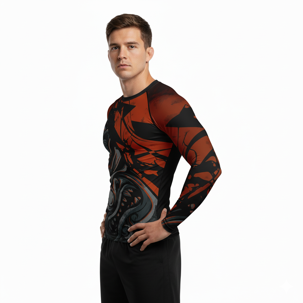 Samurai Premium Sublimated Rashguard Kids Adults Unisex
