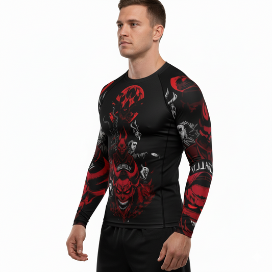 Devil Premium Sublimated Rashguard Kids Adults Unisex