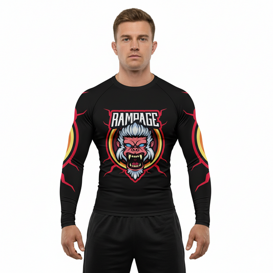 Rampage Premium Sublimated Rashguard Kids Adults Unisex