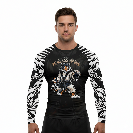 Fearless Hunter Premium Sublimated Rashguard Kids Adults Unisex