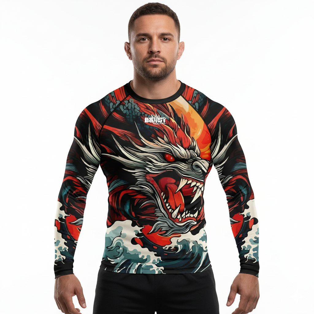Dragon Premium Sublimated Rashguard Kids Adults Unisex